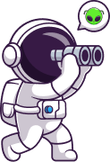 astronaut left